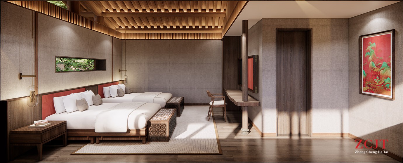 酒店標間客房設計