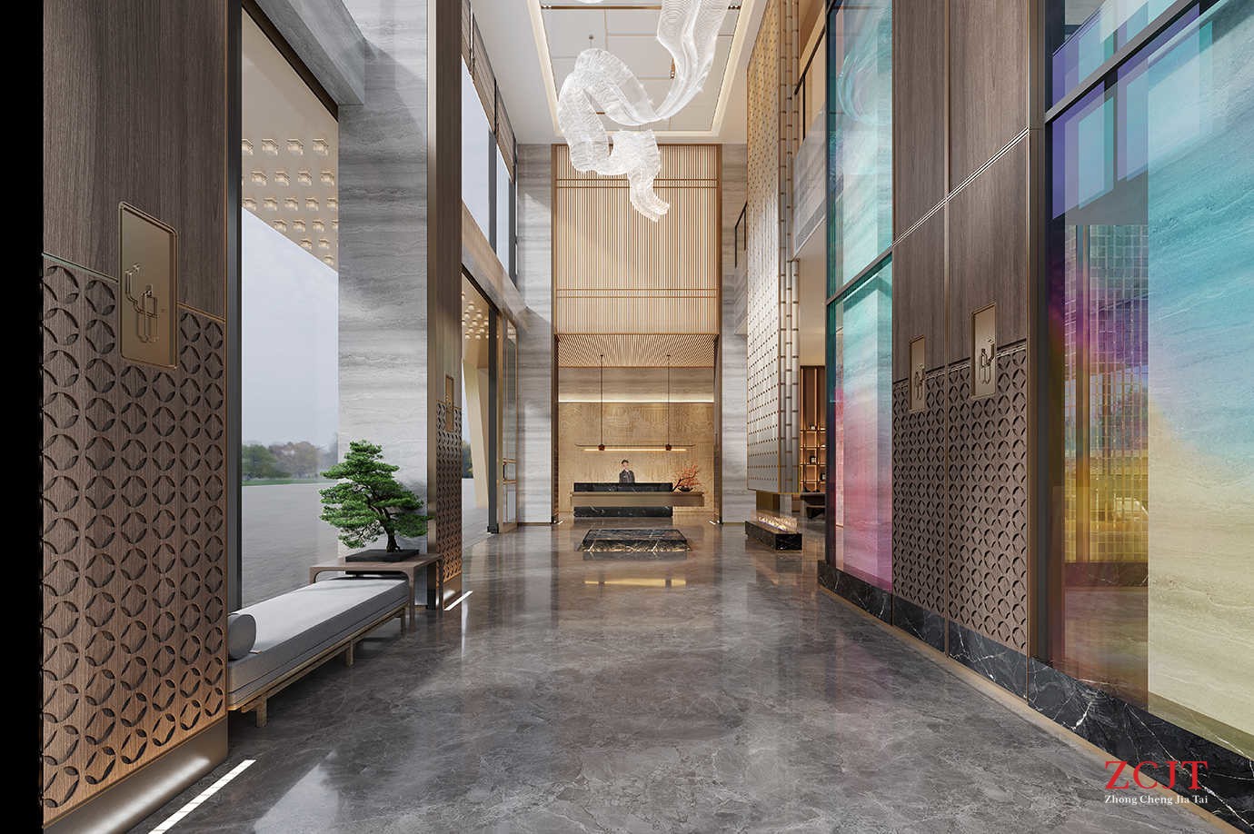 酒店室內(nèi)大廳設(shè)計(jì)