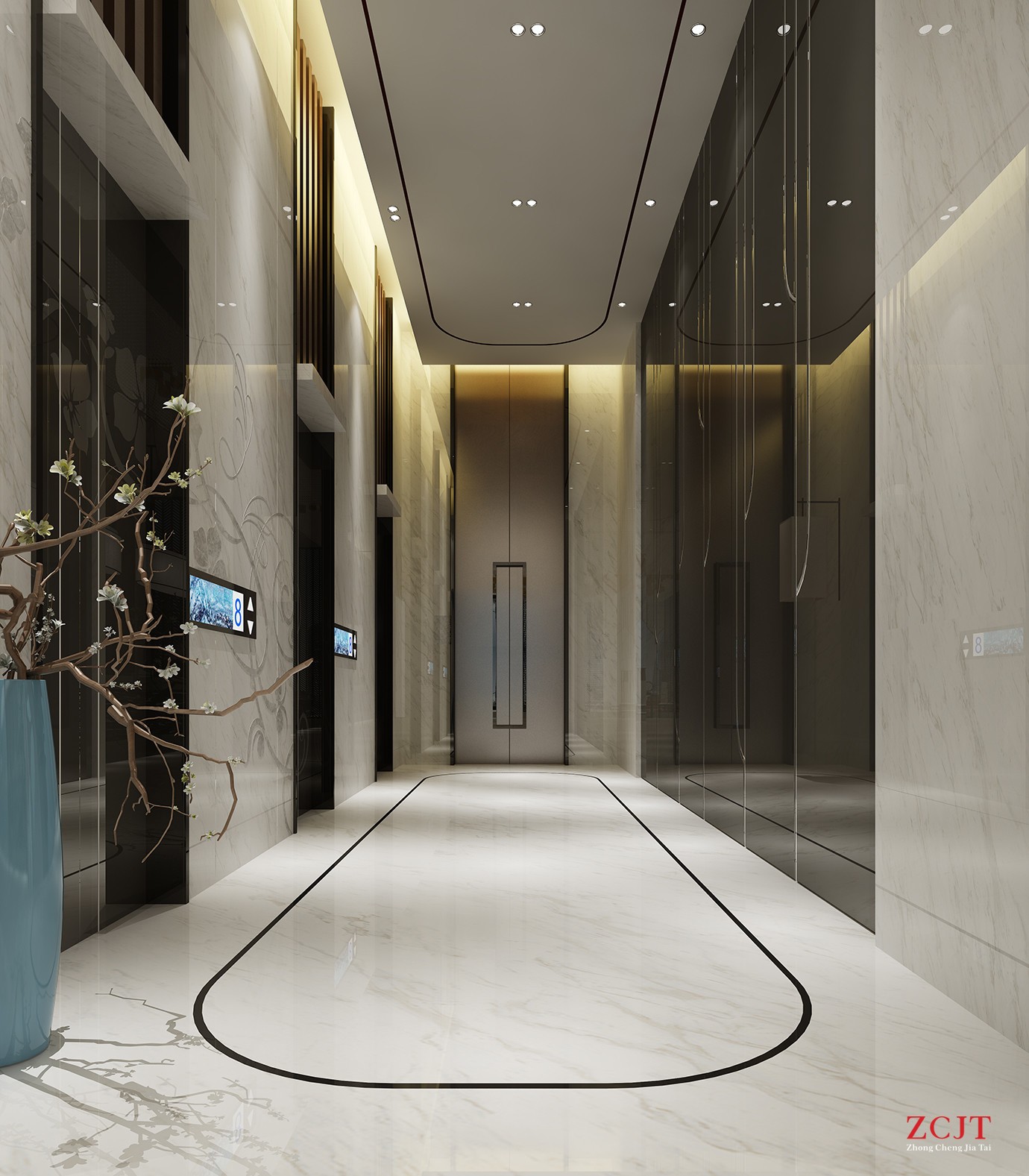 酒店室內(nèi)電梯設(shè)計(jì)裝修