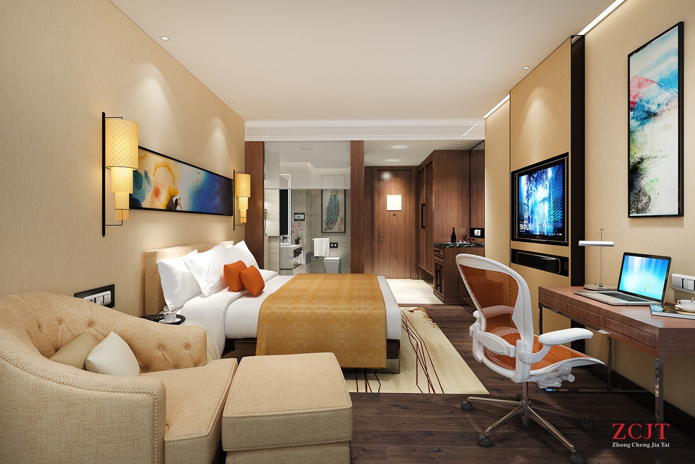 酒店標(biāo)間設(shè)計(jì)