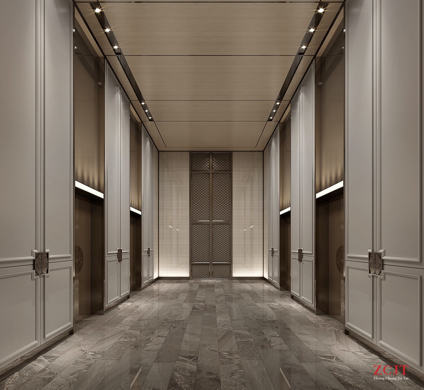酒店電梯口設(shè)計(jì)裝修
