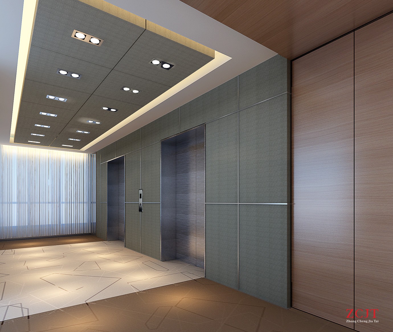 酒店電梯口裝修設(shè)計