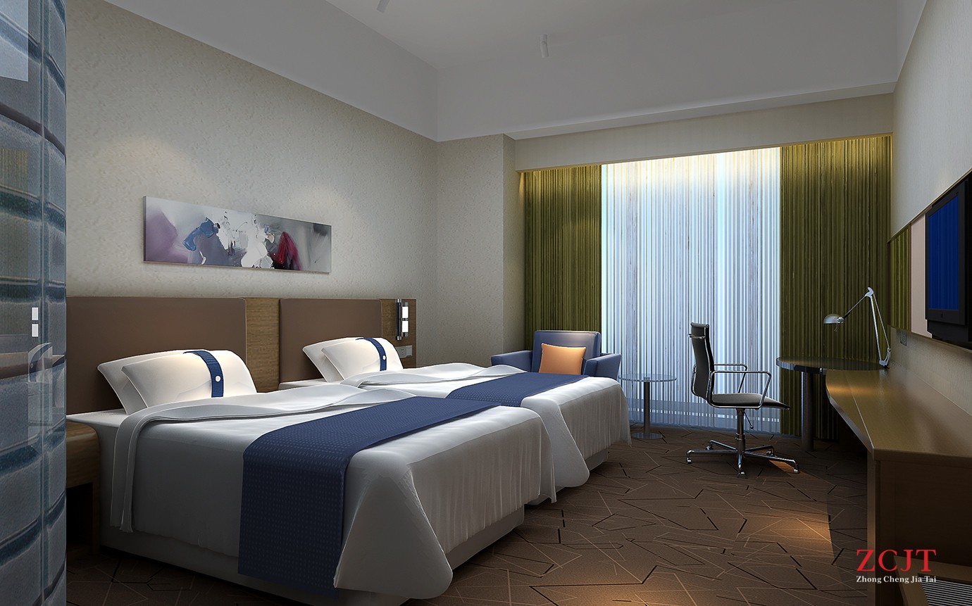 酒店客房雙床位裝修