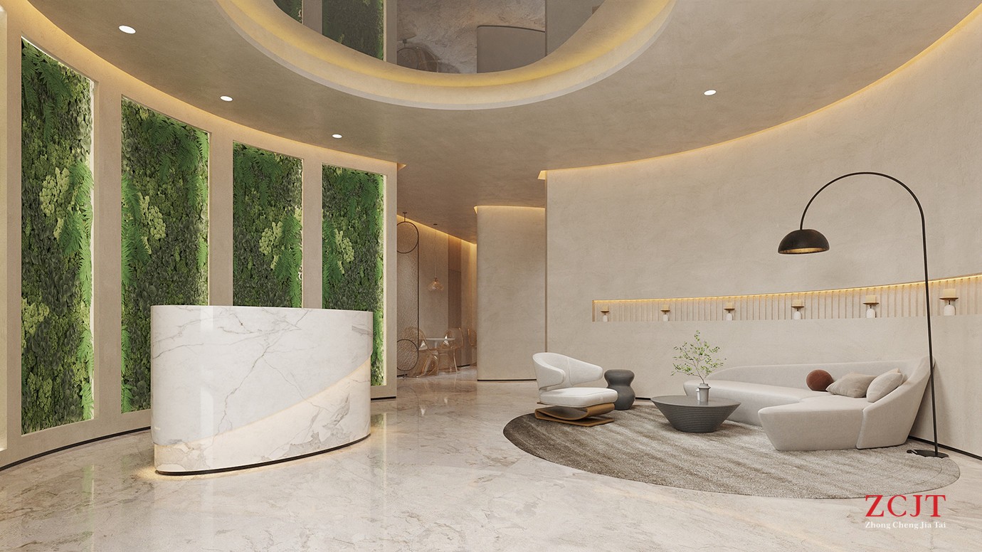 前臺(tái)裝修效果體現(xiàn)