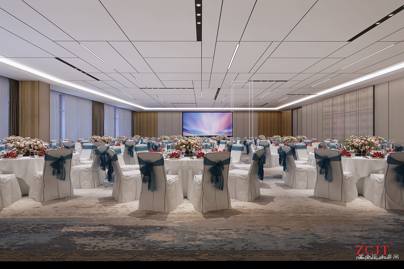 酒店宴會廳設計裝修