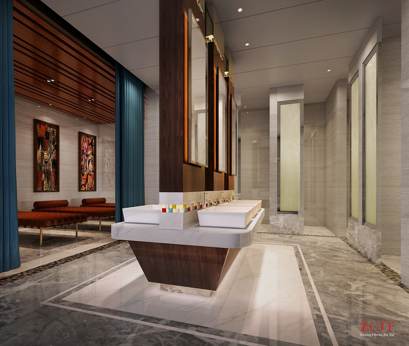 酒店按摩區(qū)域