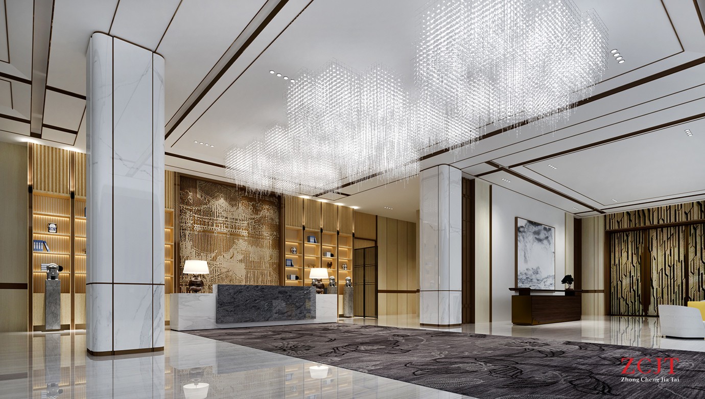 星級酒店室內(nèi)接待大廳設(shè)計(jì)、吧臺設(shè)計(jì)裝修