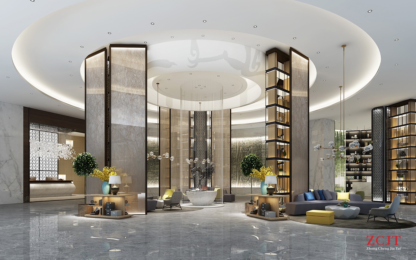 酒店大廳設(shè)計(jì)、室內(nèi)空間布局裝修