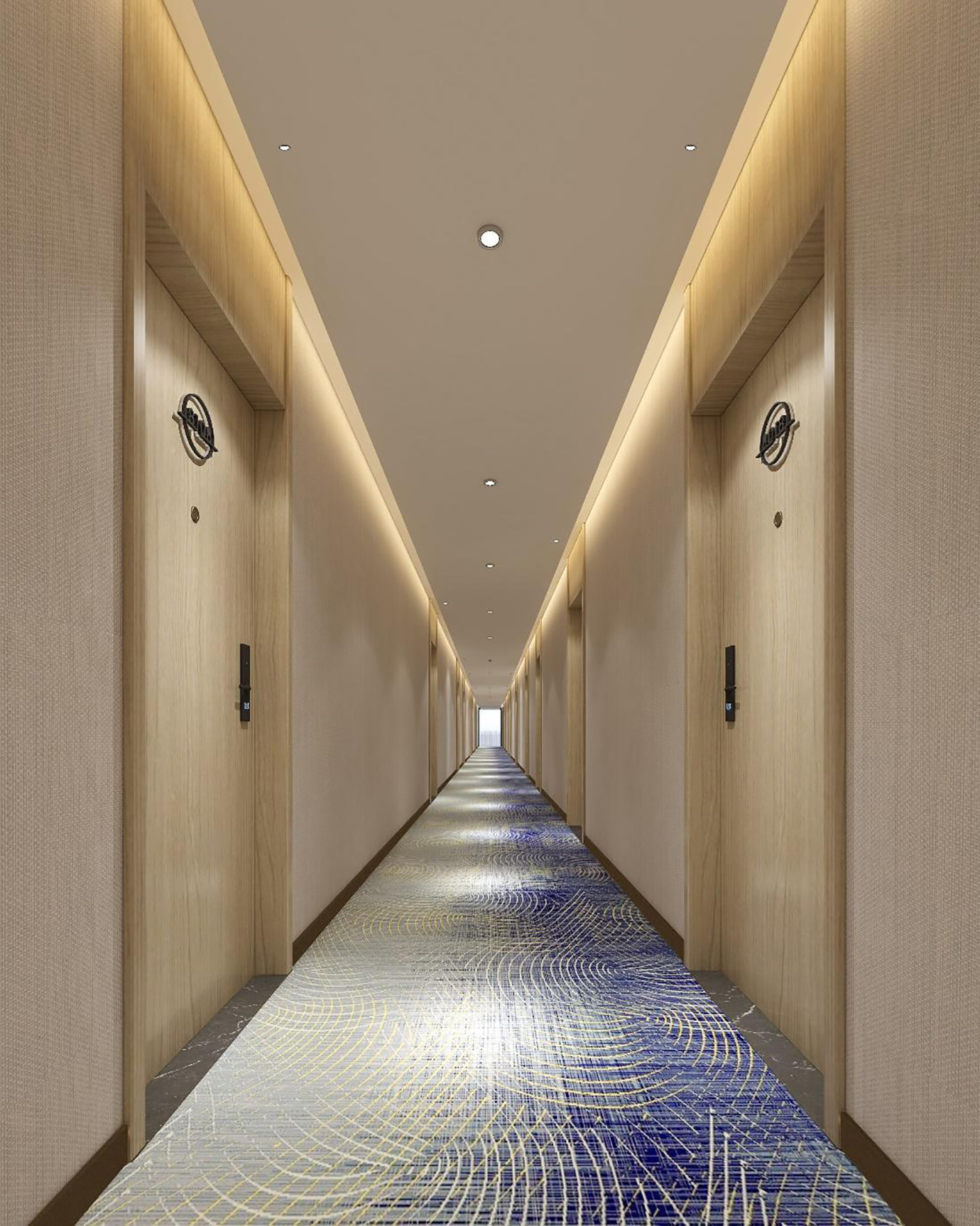 酒店客房電梯口裝修